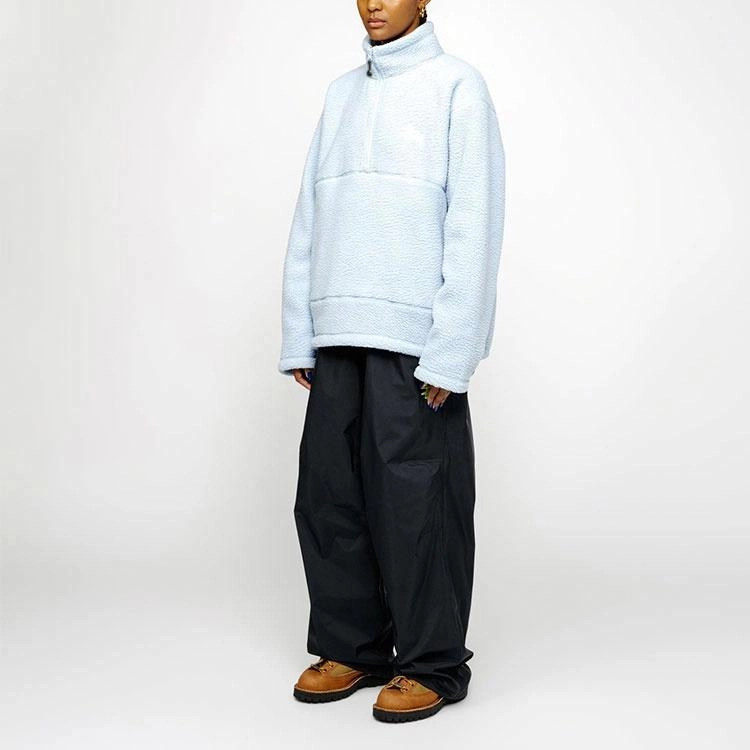 Stussy SS24 POLAR FLEECE HALF ZIP MOCK NECK Logo