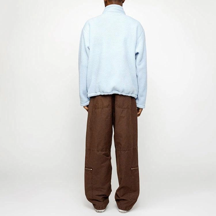 Stussy SS24 POLAR FLEECE HALF ZIP MOCK NECK Logo