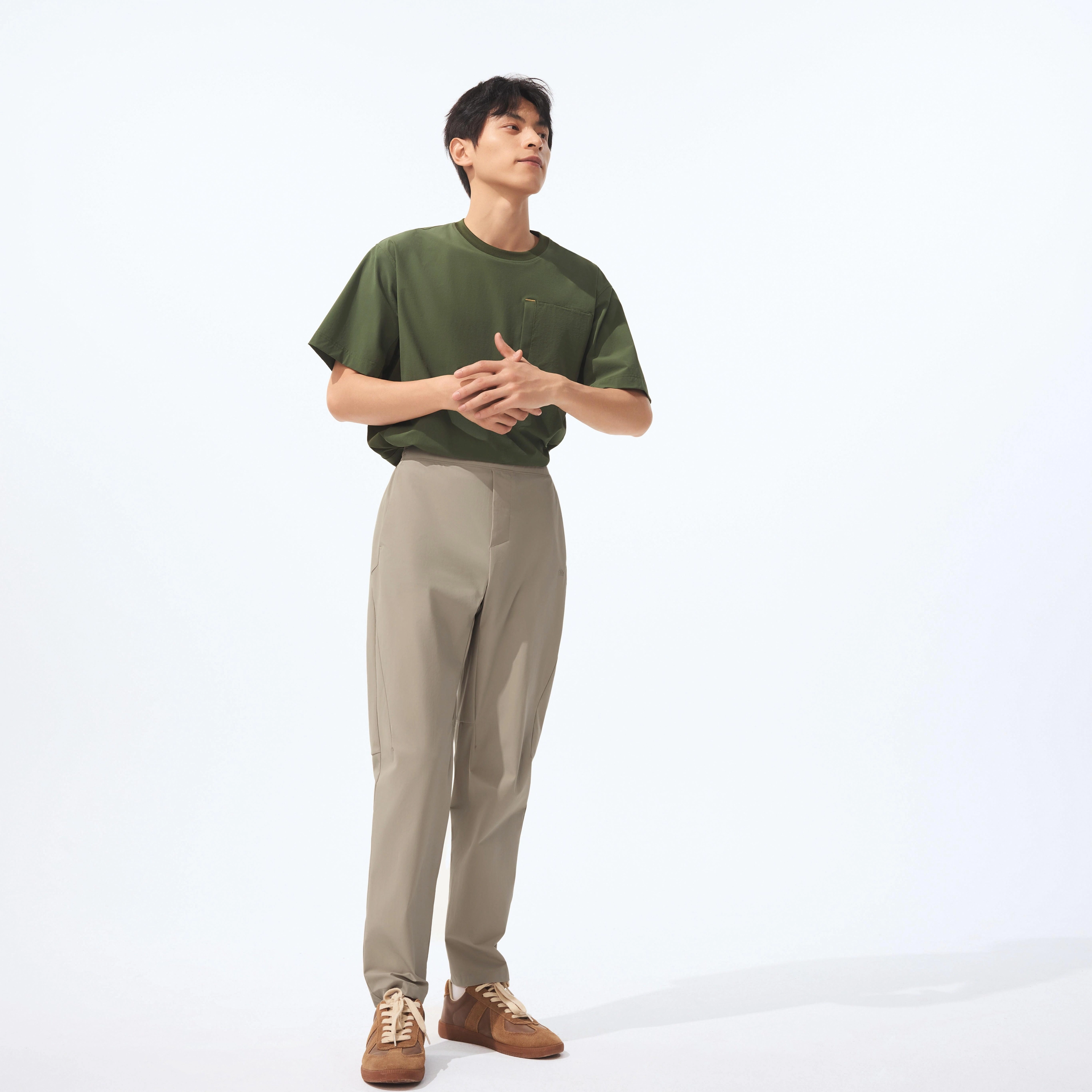 蕉下 宽松纯色百搭直筒休闲裤 男款