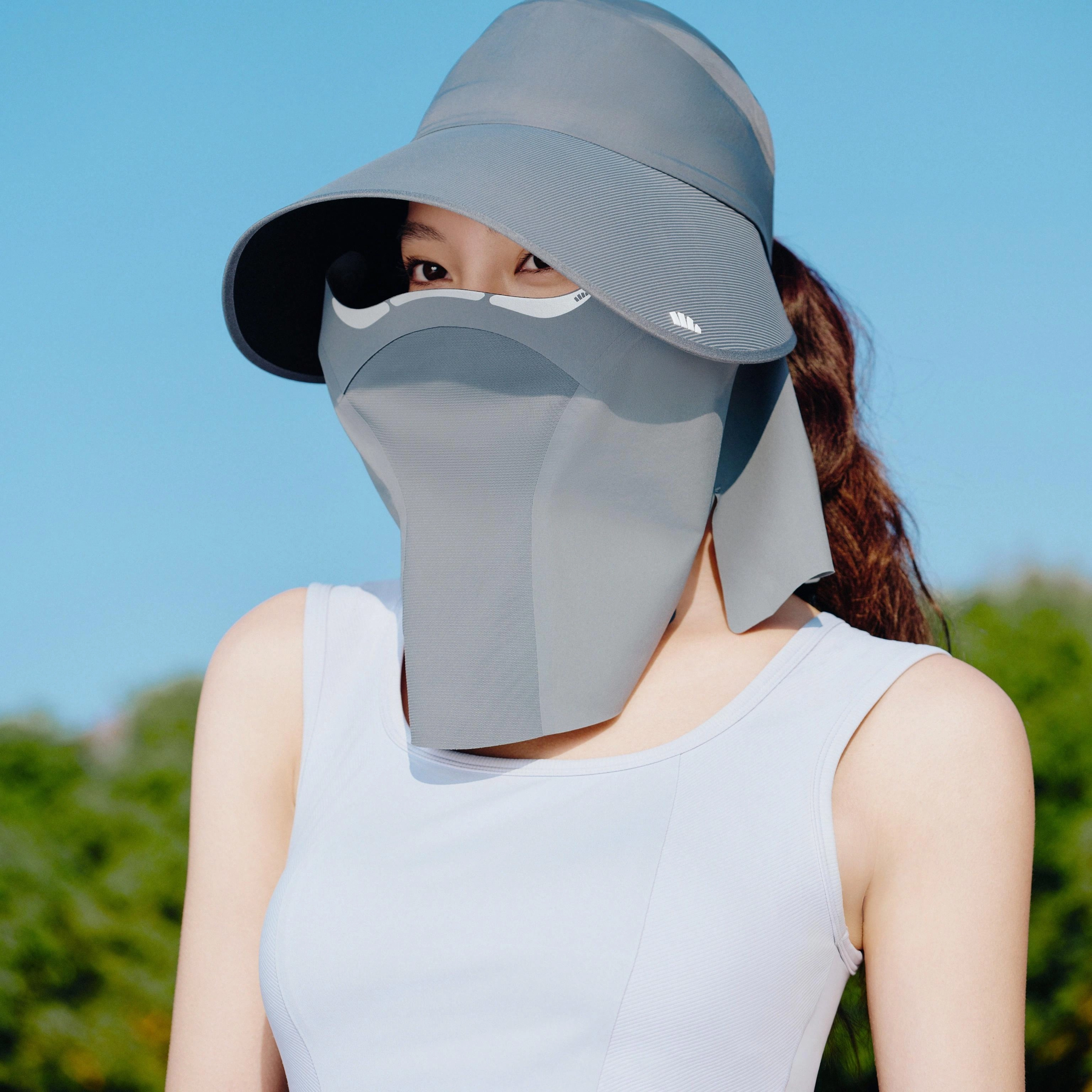 蕉下 全防护可拆卸户外遮阳 锦纶 防晒帽 女款
