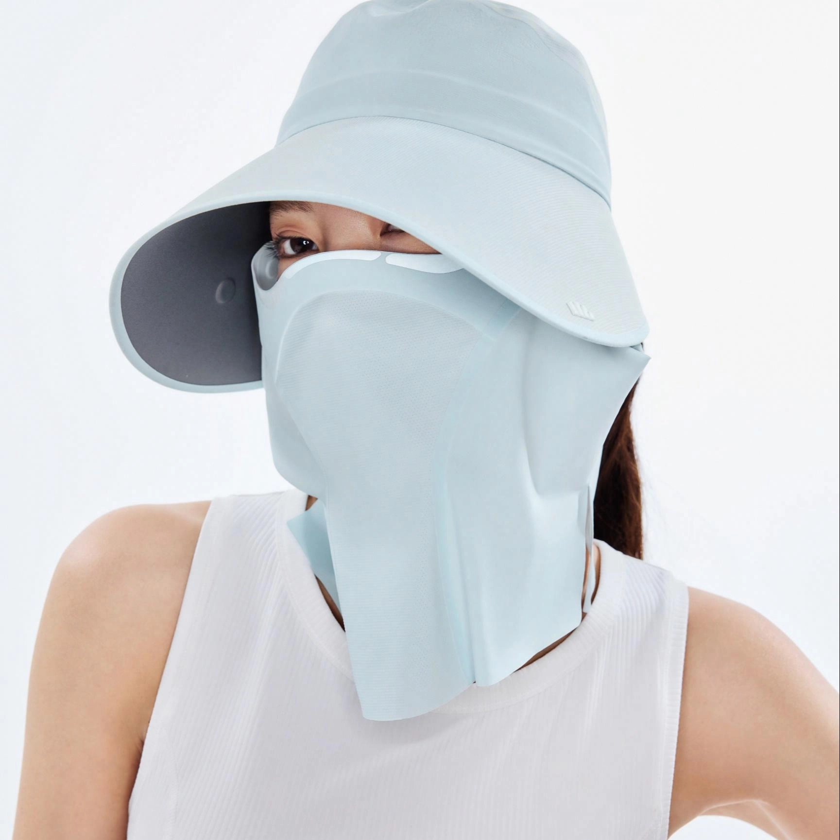蕉下 全防护可拆卸户外遮阳 锦纶 防晒帽 女款
