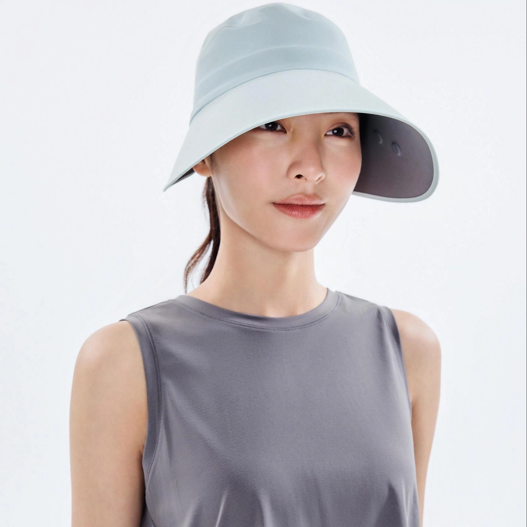 蕉下 全防护可拆卸户外遮阳 锦纶 防晒帽 女款
