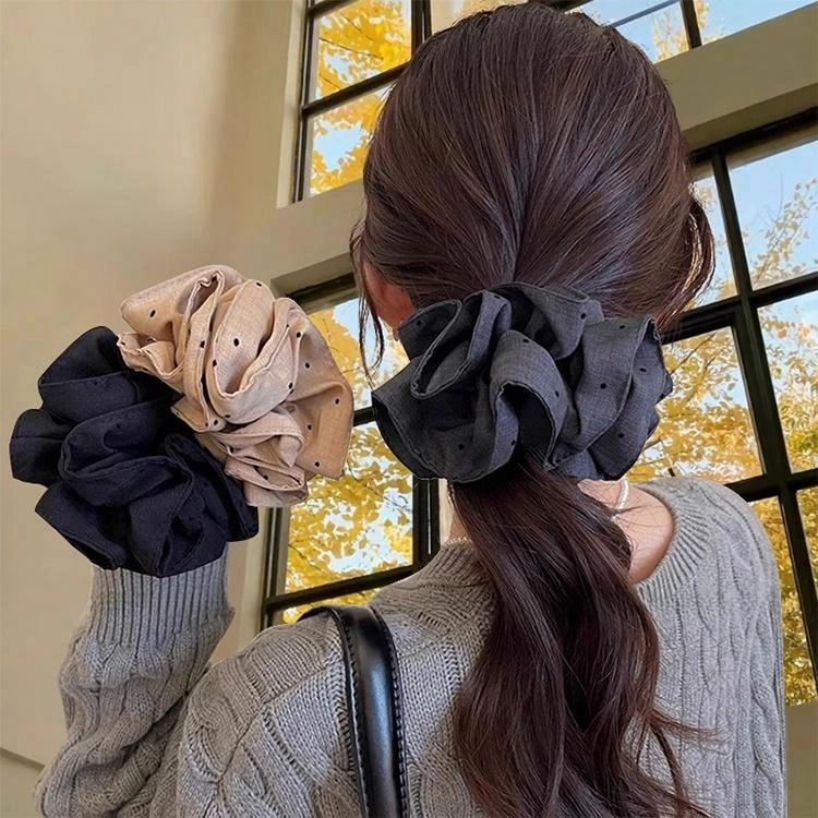 左欧 超大大肠 布艺 发圈 女款