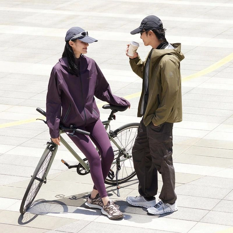 波司登  冲锋衣系列 新款三防面料防风防水透气户外登山徒步骑行情侣纯色连帽单壳 冲锋衣 男女同款