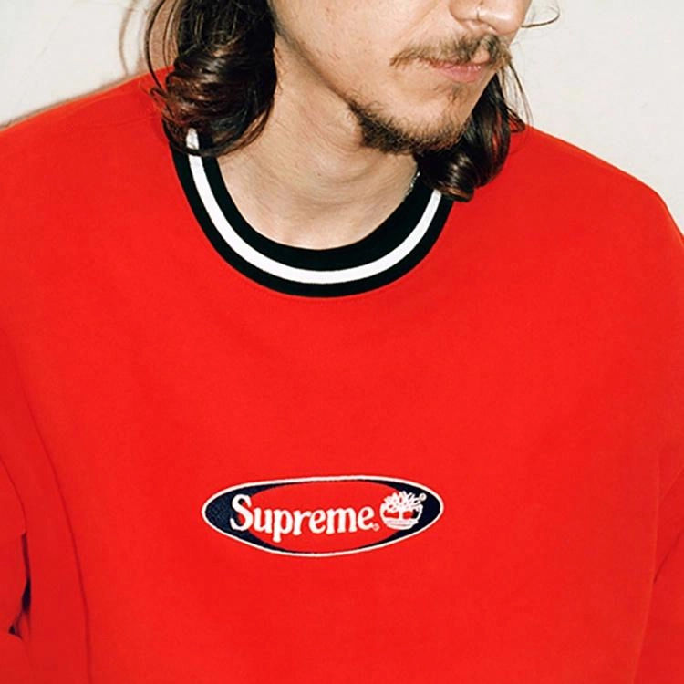 Supreme SS21 Week 12 x Timberland Crewneck Logo