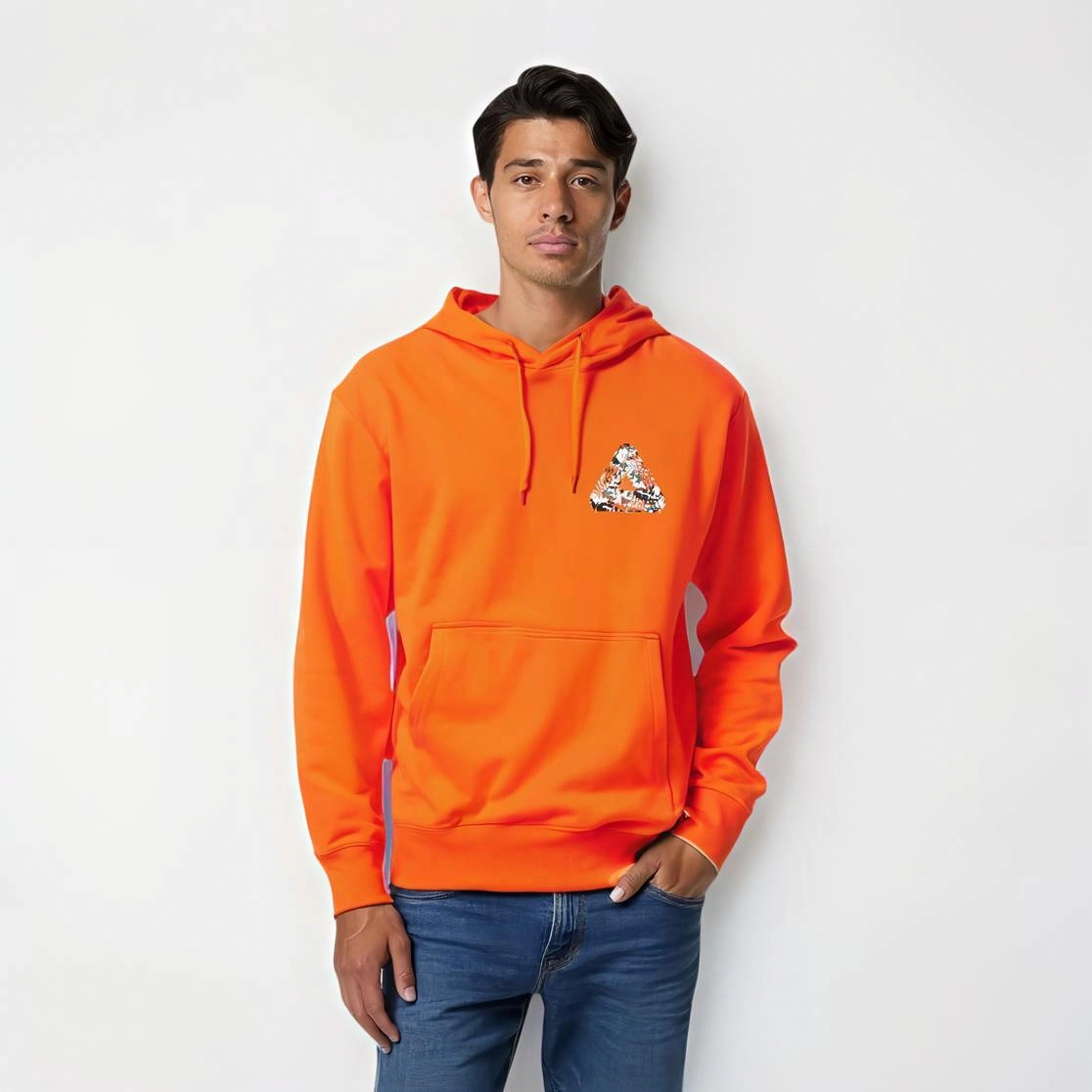 PALACE FW22 Tri-digi Hood Orange FW22 Logo