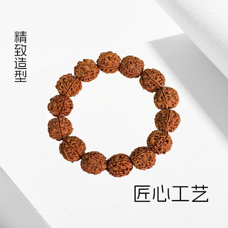 余笙情 招财进宝大号佛珠盘玩新中式复古潮流风 好运 #转运 金刚菩提 手串 男女同款情侣款