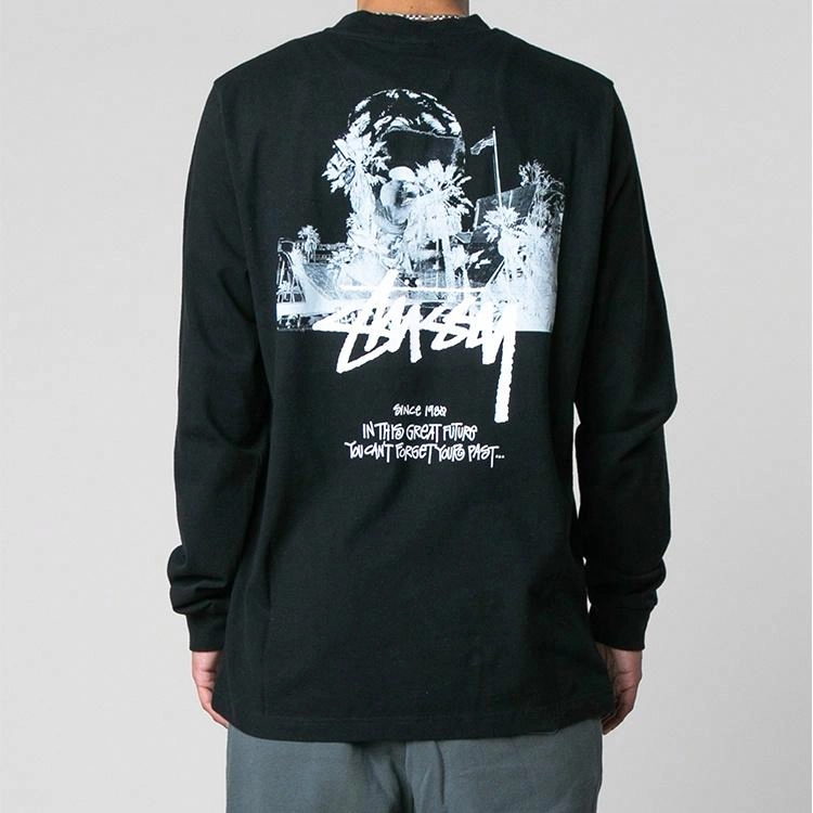 Stussy x MMW LS TEE logoT