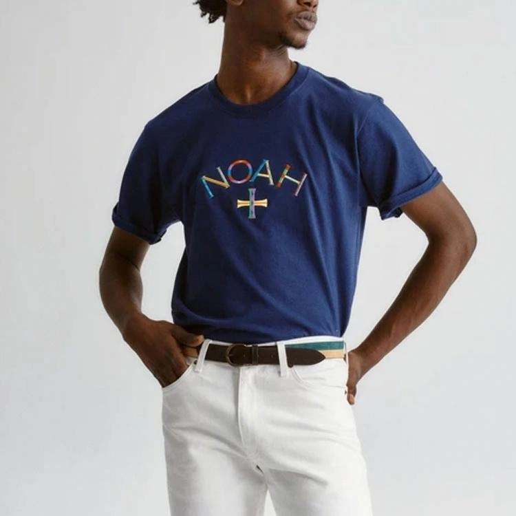 NOAH Embroidered Core Logo Tee LogoT