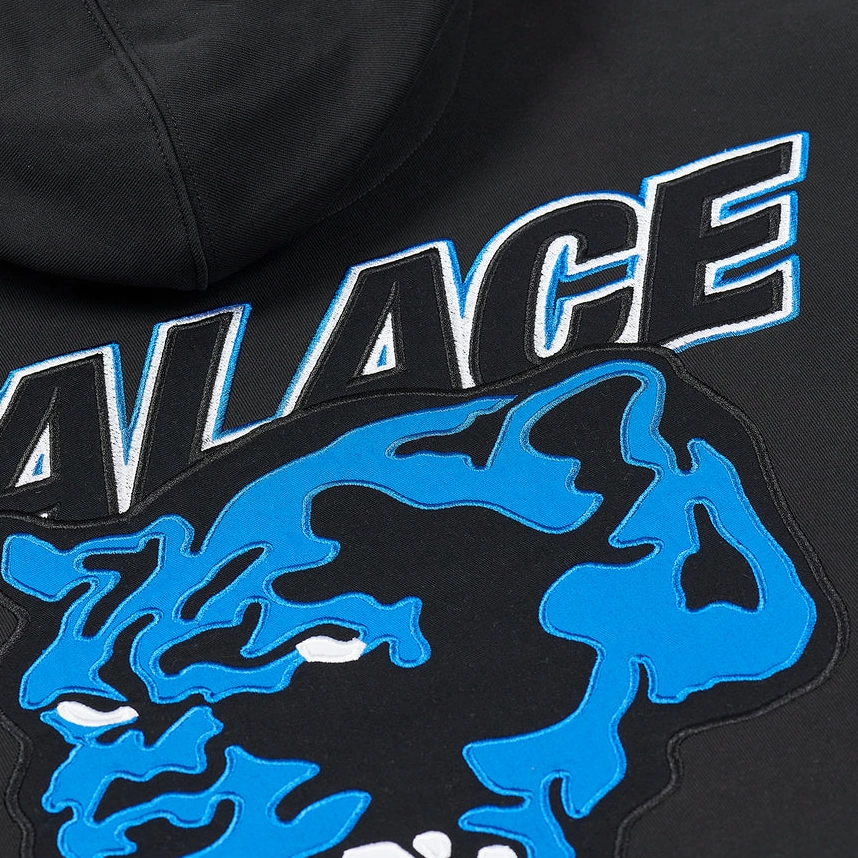PALACE SS23 Panther Hood Black Logo