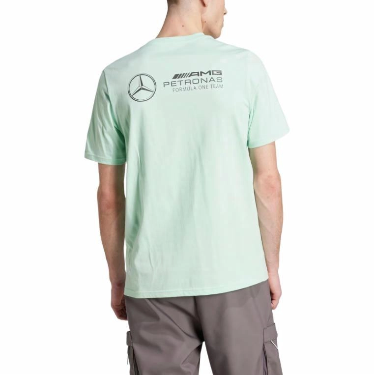 adidas x MERCEDES-AMG PETRONAS F1 TEAM SS25 Motorsport Premium Woven Graphic T
