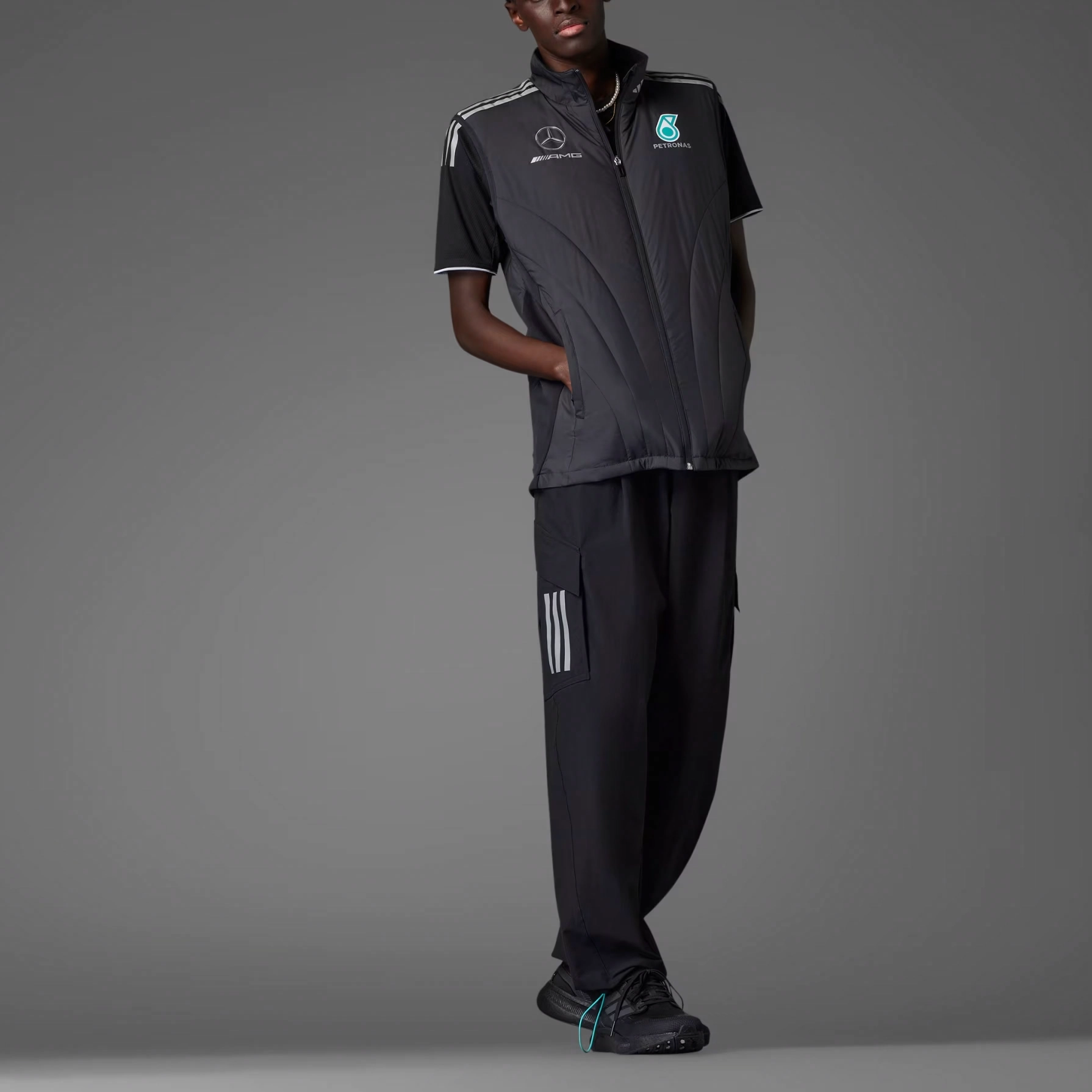 adidas x MERCEDES-AMG PETRONAS F1 TEAM SS25 MECHANICS logo