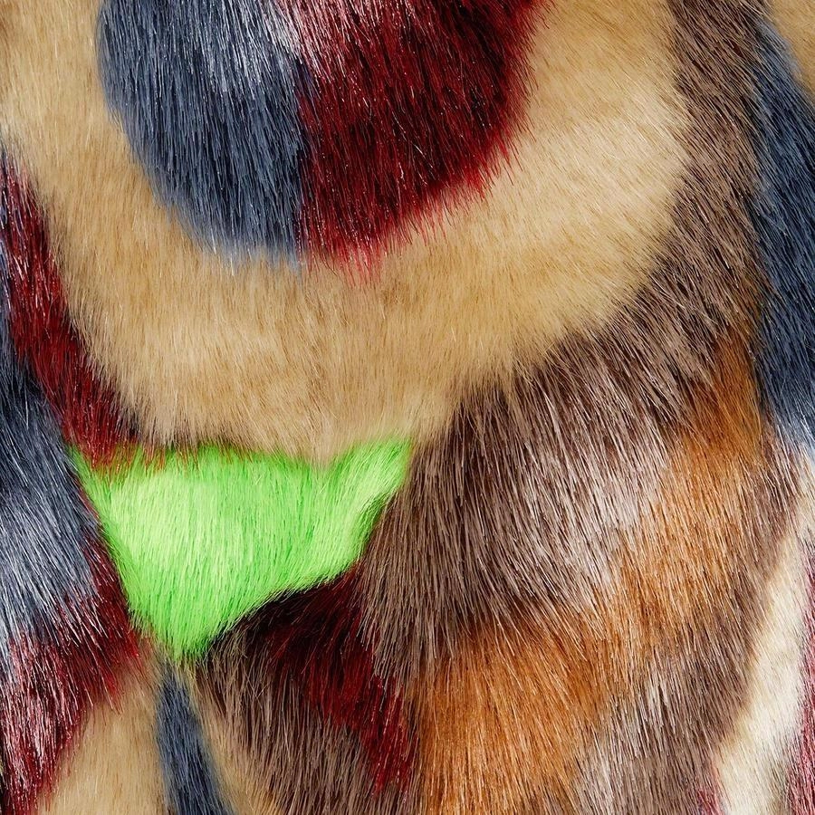 Supreme FW22 Week 6 Multicolor Faux Fur Bomber Jacket