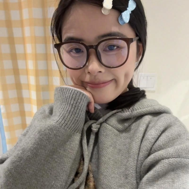 【可配度数】 佐川 时尚高级椰子超轻眼镜框 近视框架 遮脸大脸显脸小 圆形 光学镜架 男女同款情侣款
