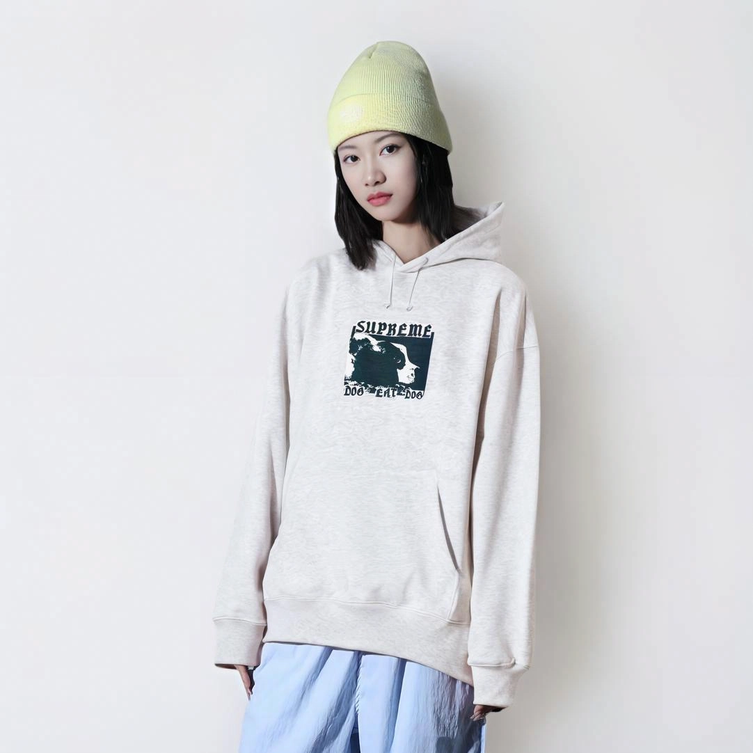 Supreme SS22 Week 5 Dog Eat Dog Hooded Sweatshirt