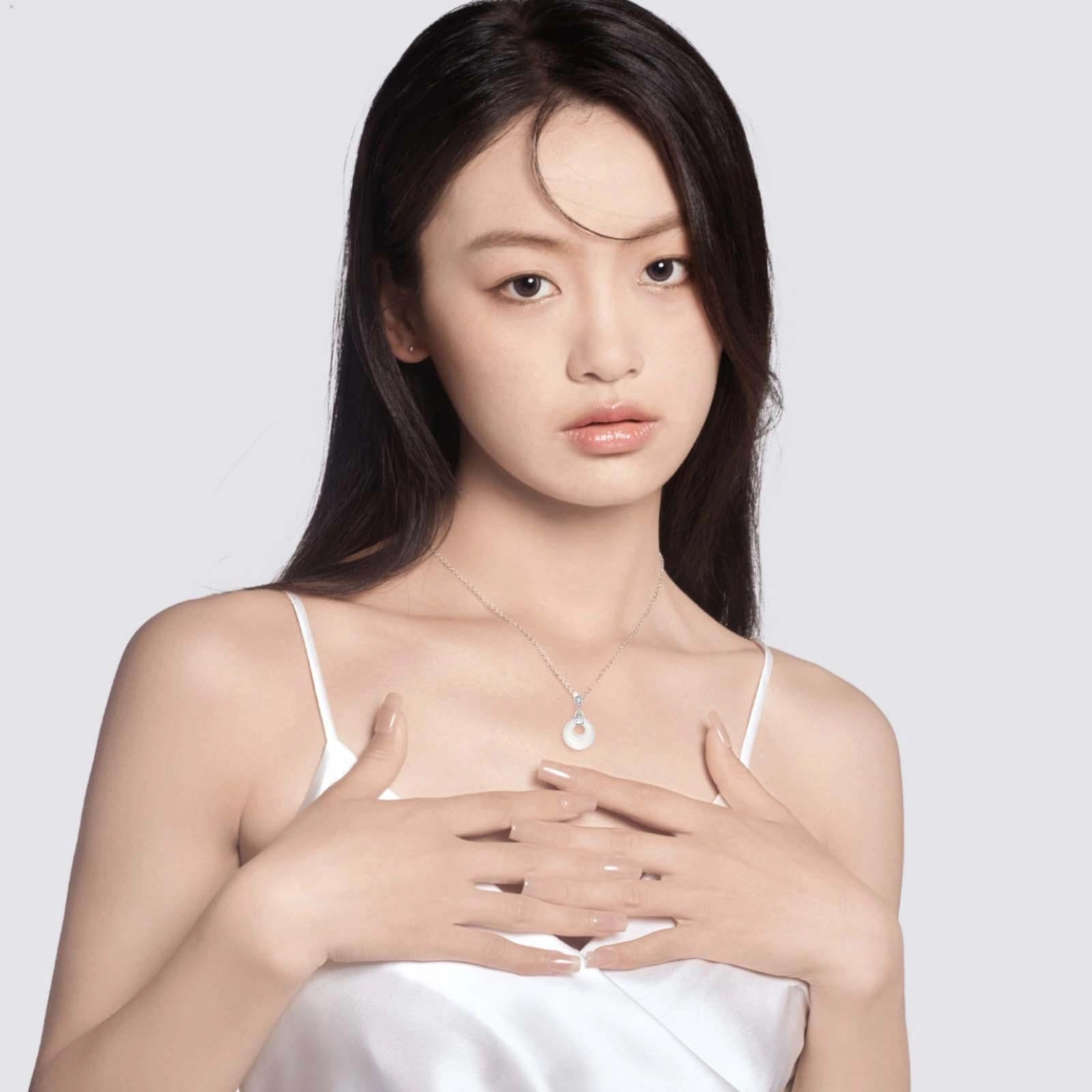 老银坊 福禄葫芦平安扣吊坠 禄碌如意国风颈链 设计复古典雅气质首饰 玛瑙 玉石项链 女款