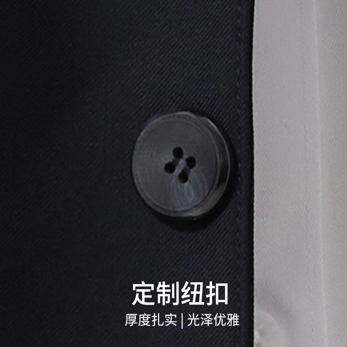 红豆 行政风百搭纯色翻领简约商务正装休闲长袖夹克外套 男款 兰色