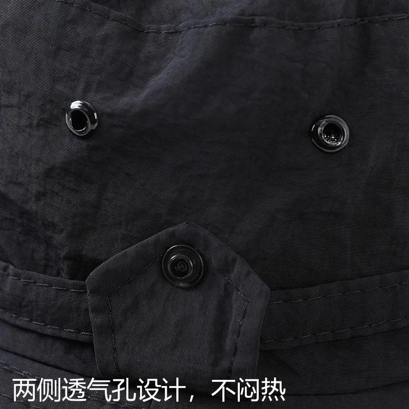 森马 西部牛仔登山帽爬山沙漠防晒帽户外太阳遮阳大帽檐帽子 涤纶 渔夫帽 女款