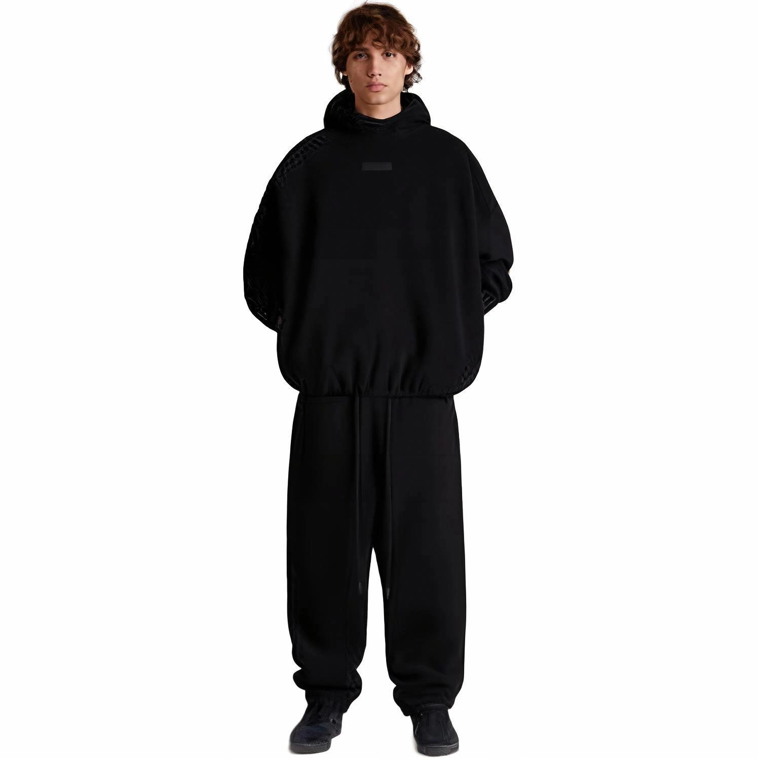 Fear of God Essentials SS24 drop2 Polar Fleece Pant Jet Black