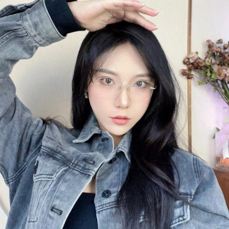 【联系客服可配度数】 佐川 超轻纯欲防蓝光眼镜素颜神器显脸小韩版潮流 方形 光学镜架 男女同款情侣款 可配度数 礼盒装
