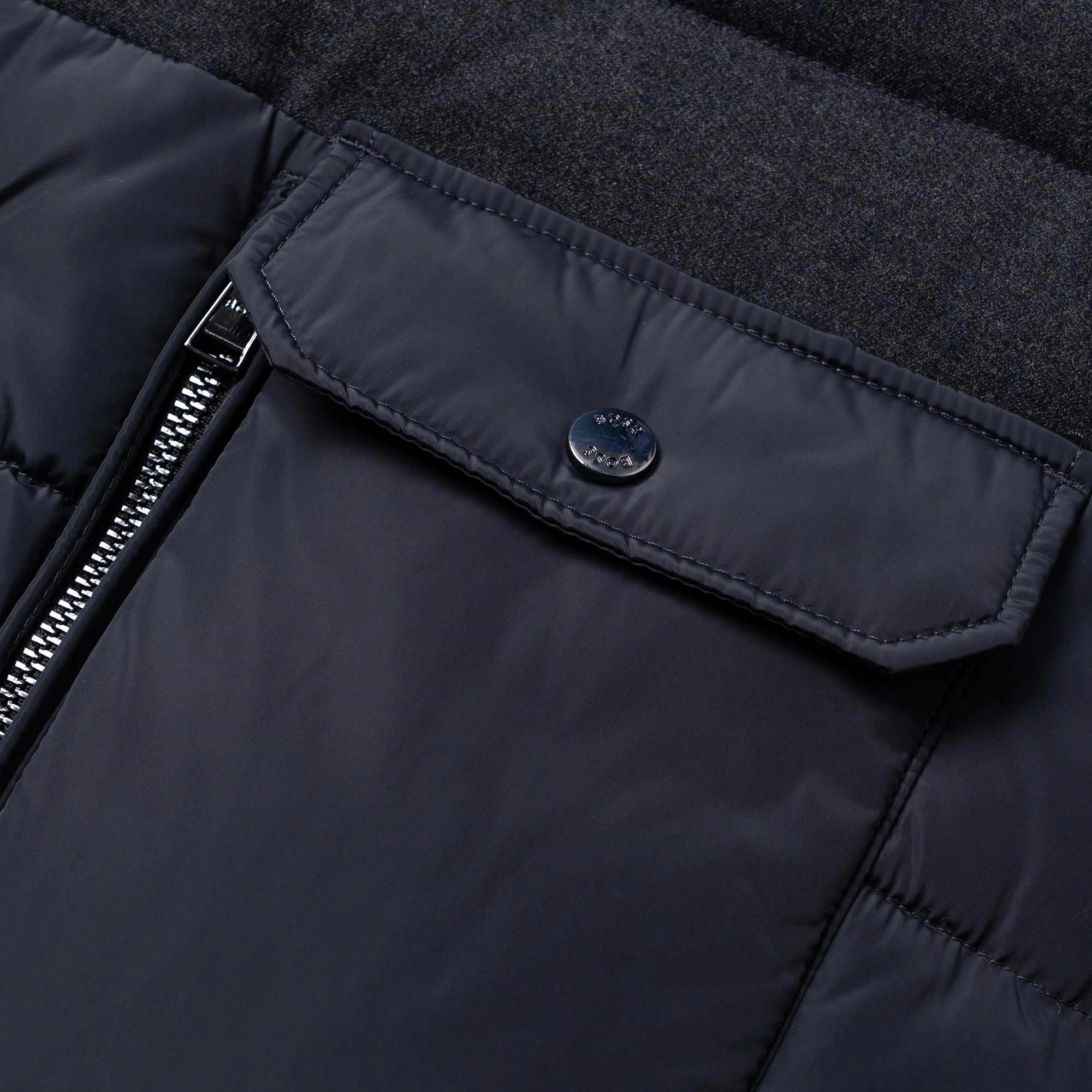 HUGO BOSS Water-Repellent Padded Jacket In Mixed Materials