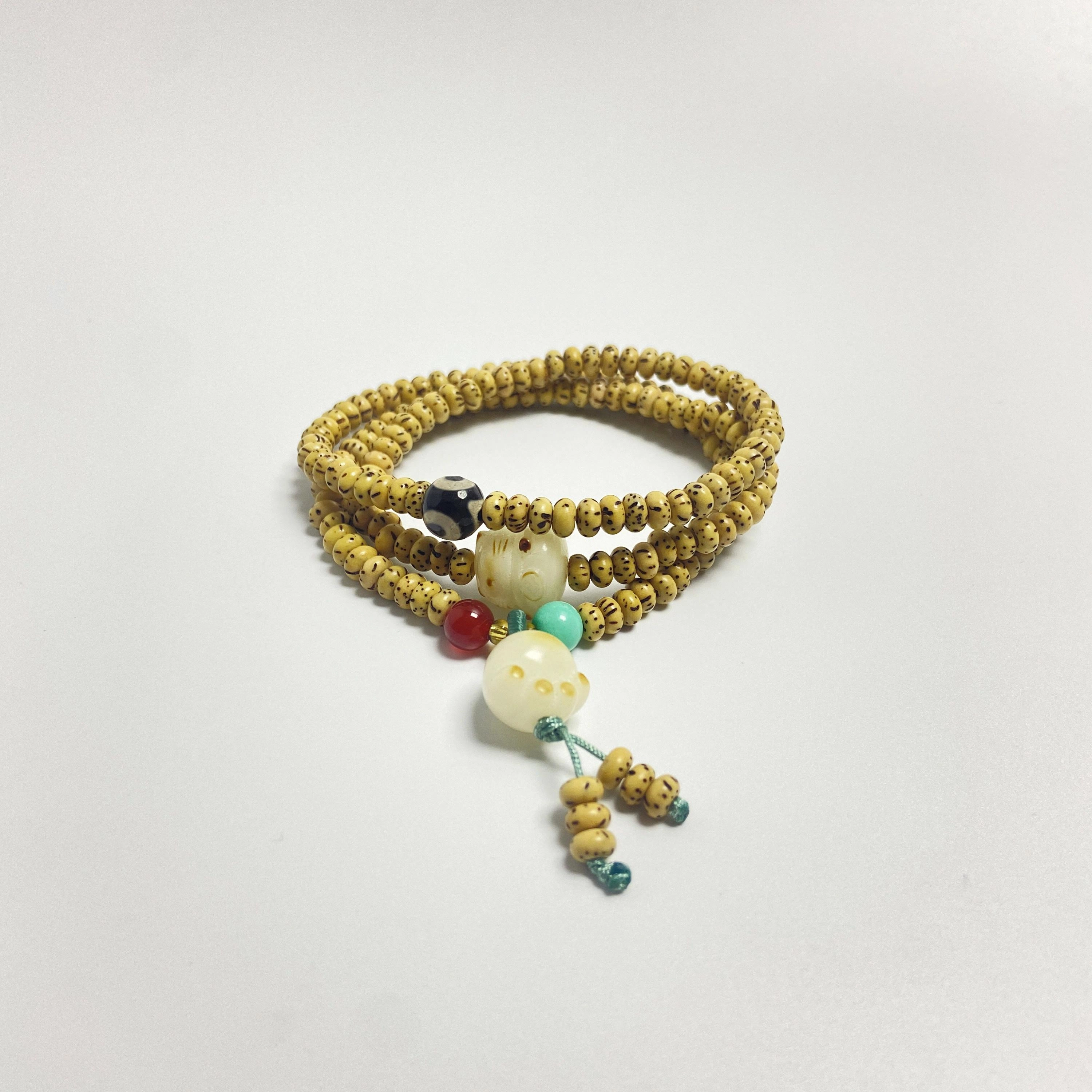 耳玺 多圈叠戴 国风传统复古风 高级感手持盘玩 中式转运珠小众创意设计 星月菩提 手串 男女同款情侣款