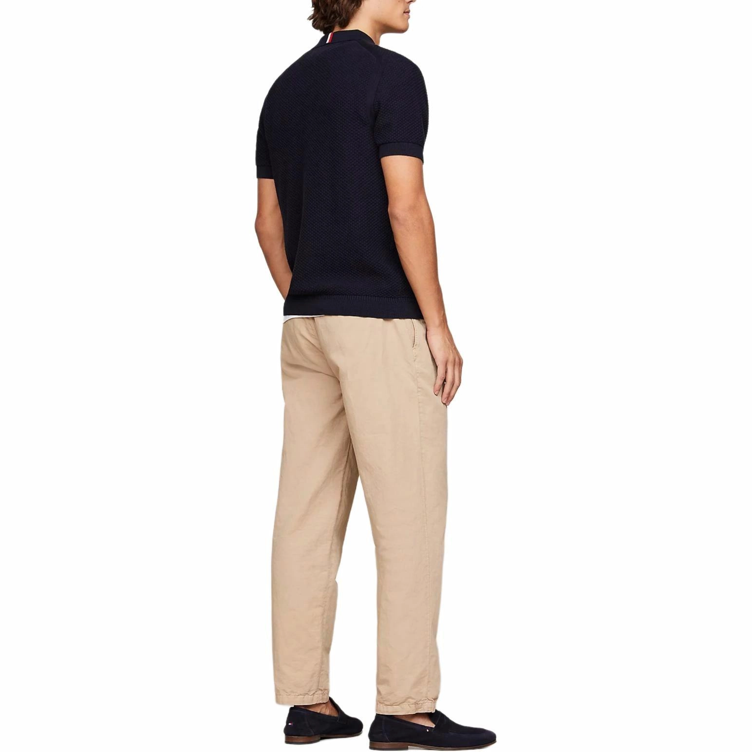 Tommy Hilfiger Oval Waffle Knit Regular Fit Polo LogoPolo
