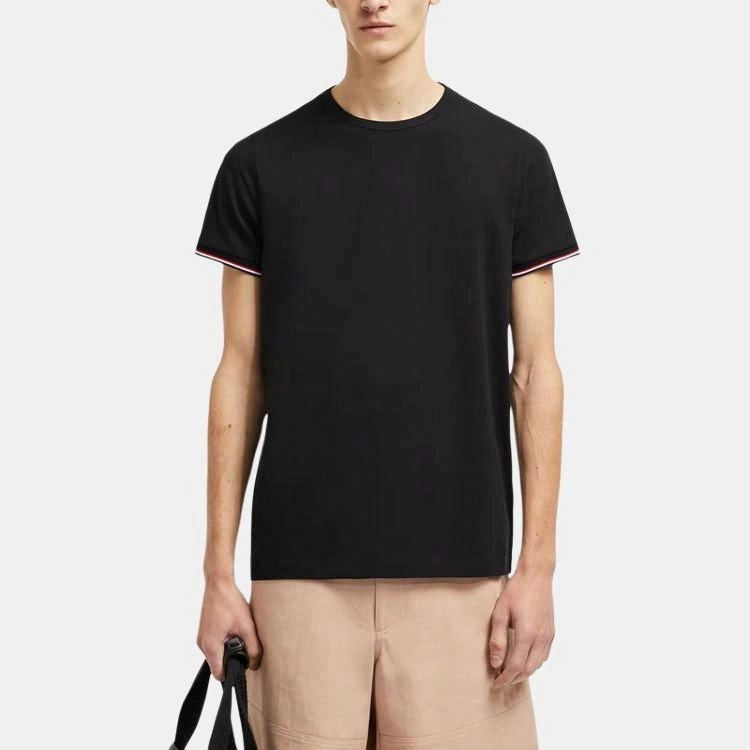 Moncler 3-Color Trimmed Cotton T-Shirt T