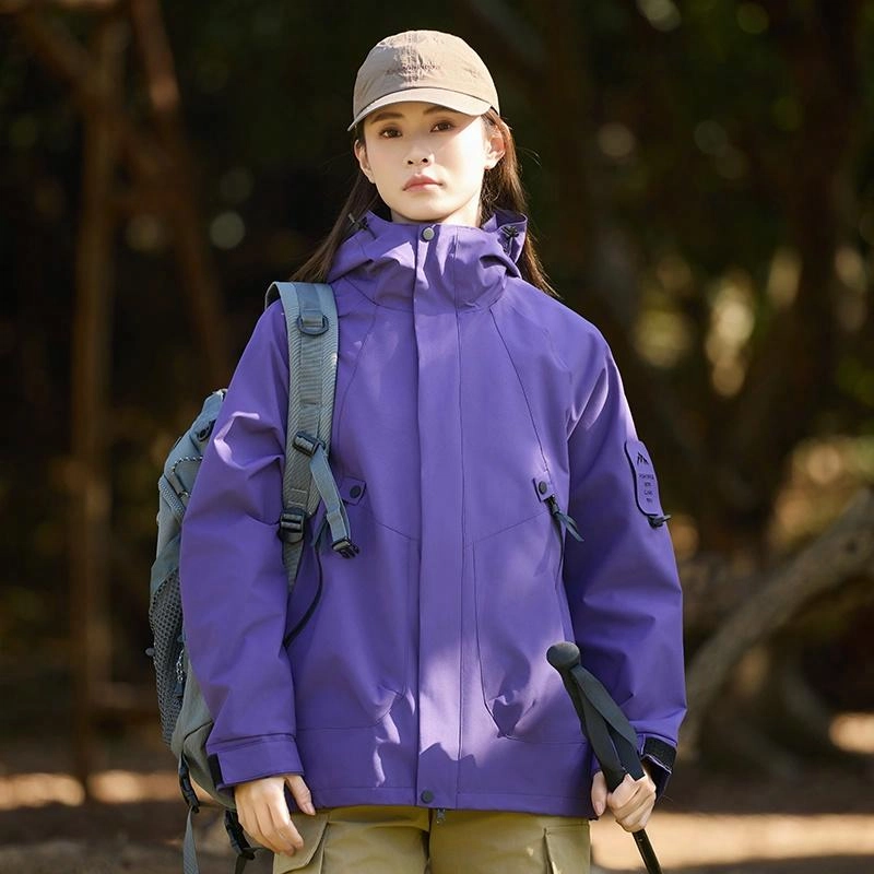 木林森 宽松纯色工装飞行员教练休闲百搭长袖夹克外套 男女同款 荧光绿