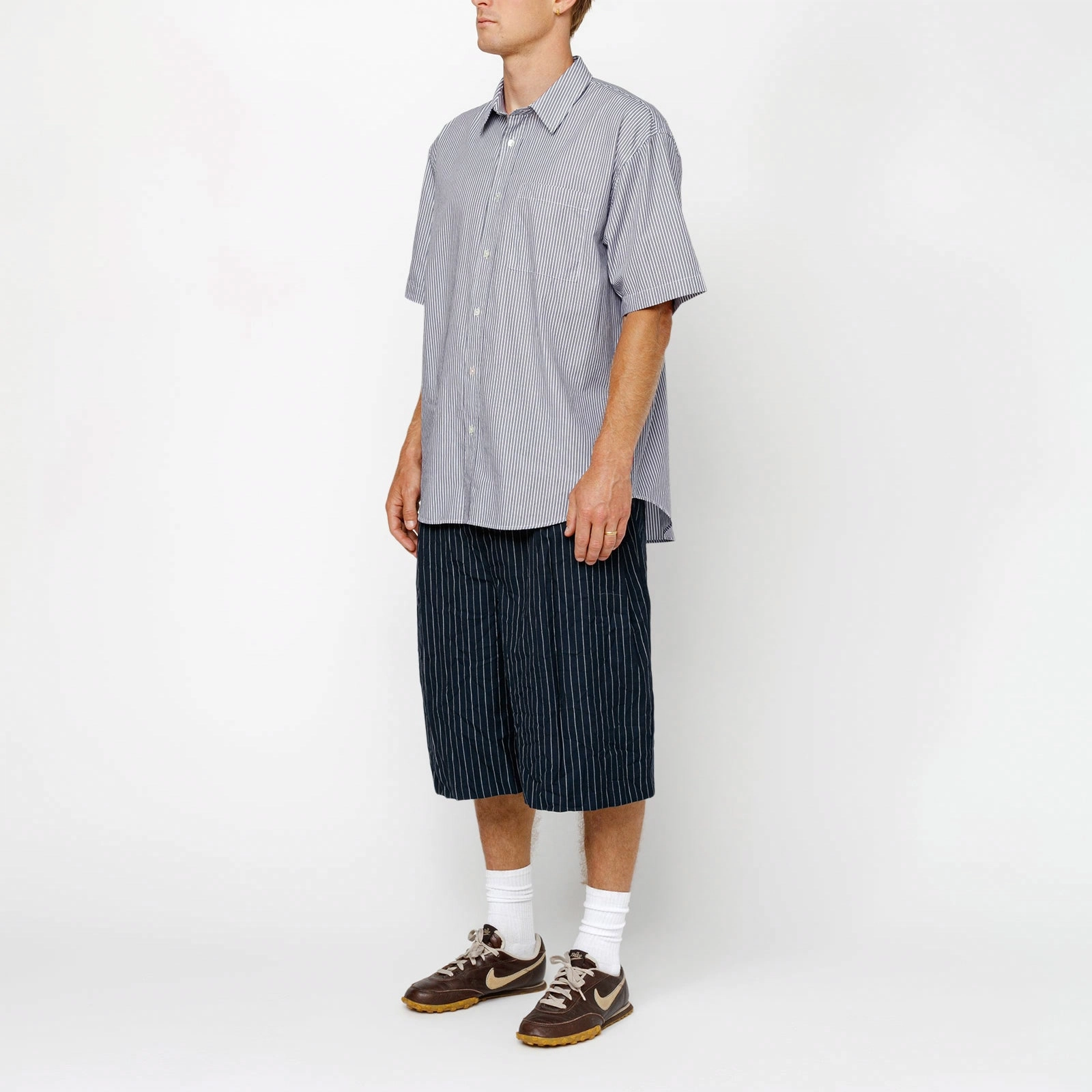 Stussy SS24 BOXY SS SHIRT 8 BALL STRIPE 8