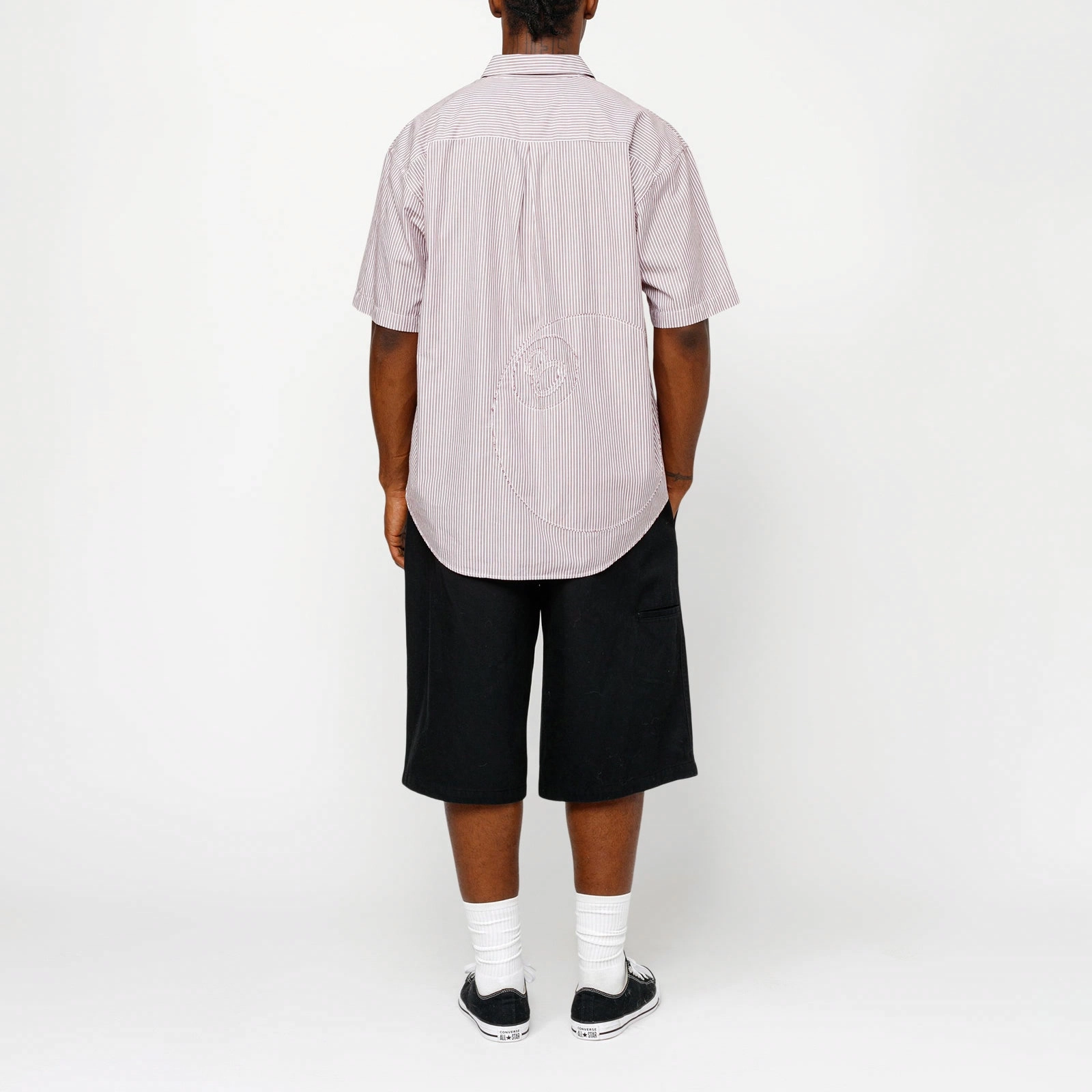Stussy SS24 BOXY SS SHIRT 8 BALL STRIPE 8