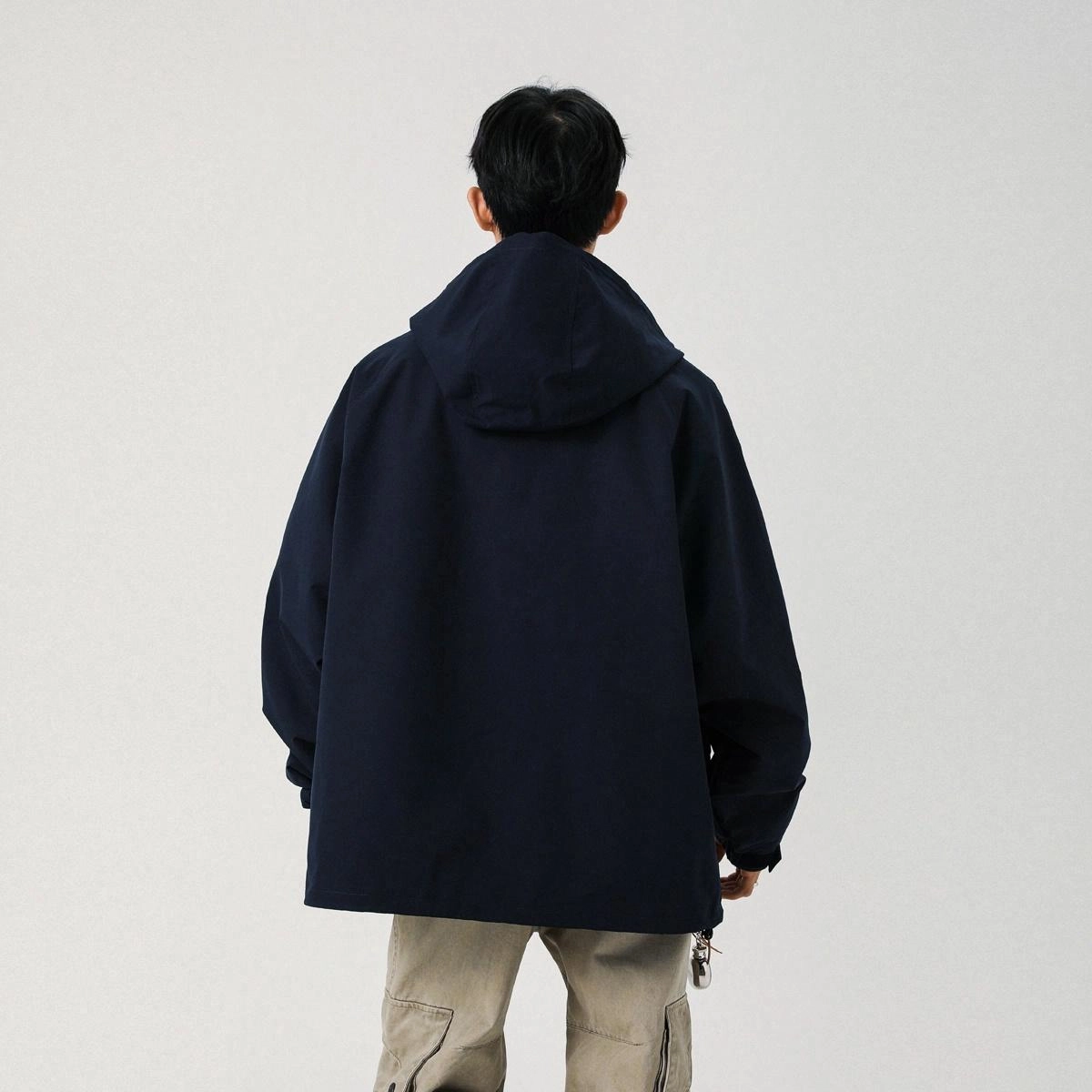 颂希尔 美式连帽百搭休闲夹克外套 男女同款