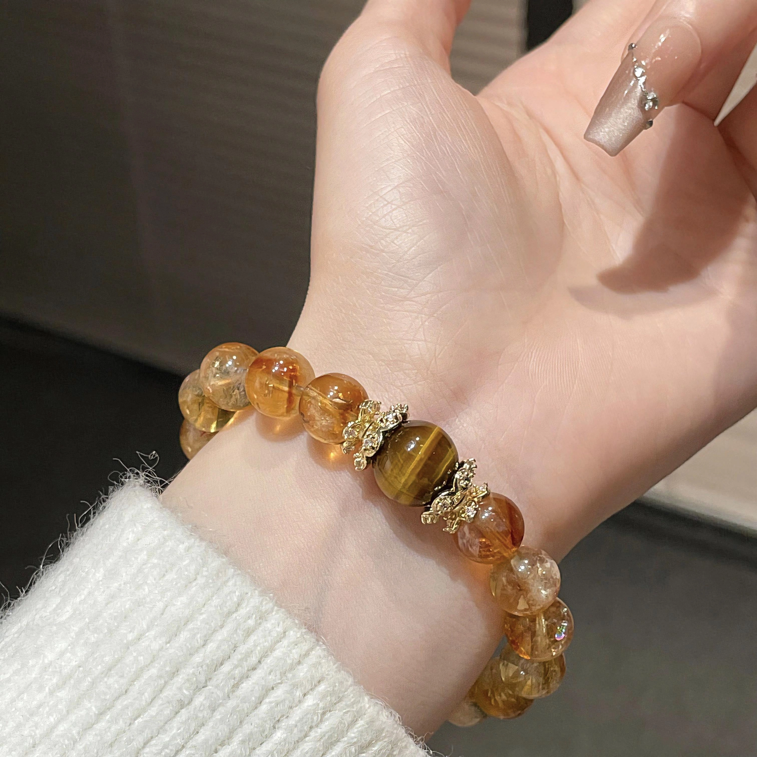 金杰福 新中式 招财转运 水晶 手串 女款