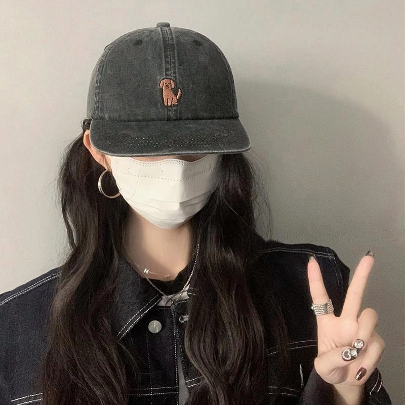 艾佳微 时尚帽子宽帽檐深顶大头围显脸小防晒遮阳帽 棉 棒球帽 男女同款情侣款