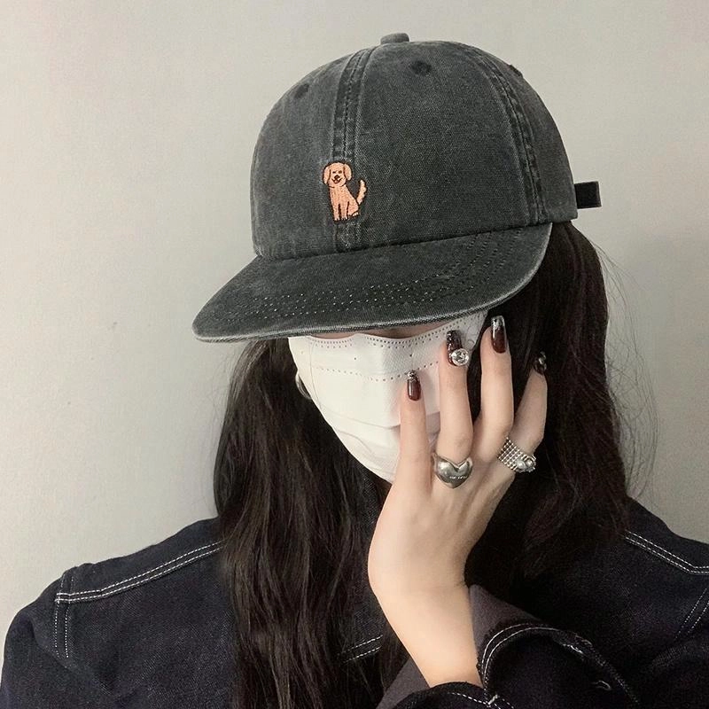艾佳微 时尚帽子宽帽檐深顶大头围显脸小防晒遮阳帽 棉 棒球帽 男女同款情侣款