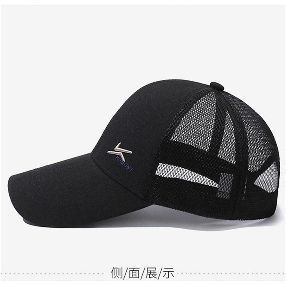 顶瓜瓜 帽子户外出游大檐网帽防晒遮阳透气时尚休闲百搭 聚酯纤维 鸭舌帽 男款