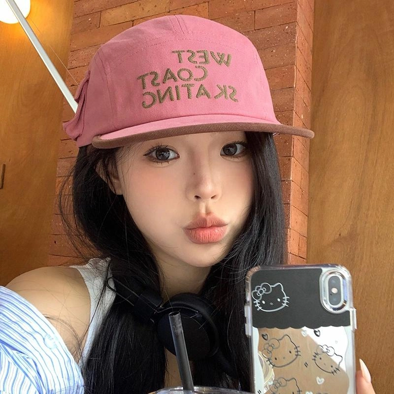 艾佳微 时尚大头围字母防晒遮阳多色 棉 鸭舌帽 男女同款情侣款