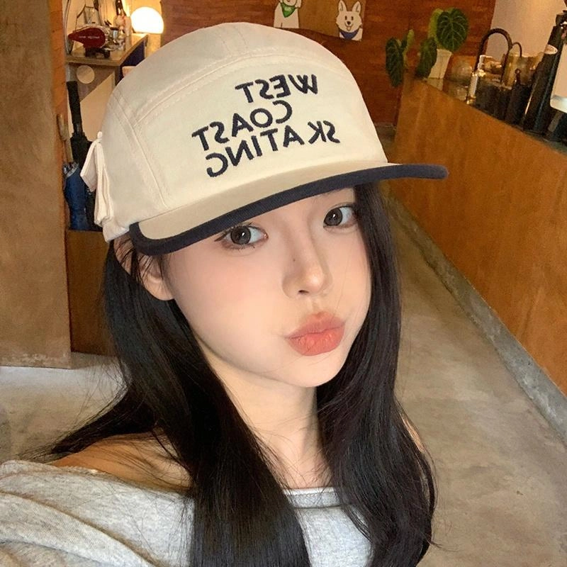 艾佳微 时尚大头围字母防晒遮阳多色 棉 鸭舌帽 男女同款情侣款
