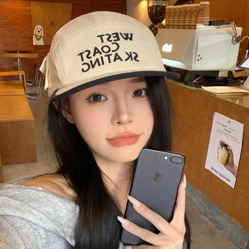 艾佳微 时尚大头围字母防晒遮阳多色 棉 鸭舌帽 男女同款情侣款