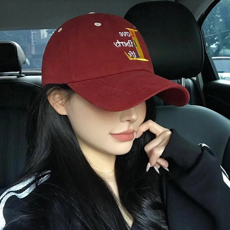 艾佳微 时尚大头围 破旧感遮阳防晒帽 旅行百搭 棉 鸭舌帽 男女同款情侣款