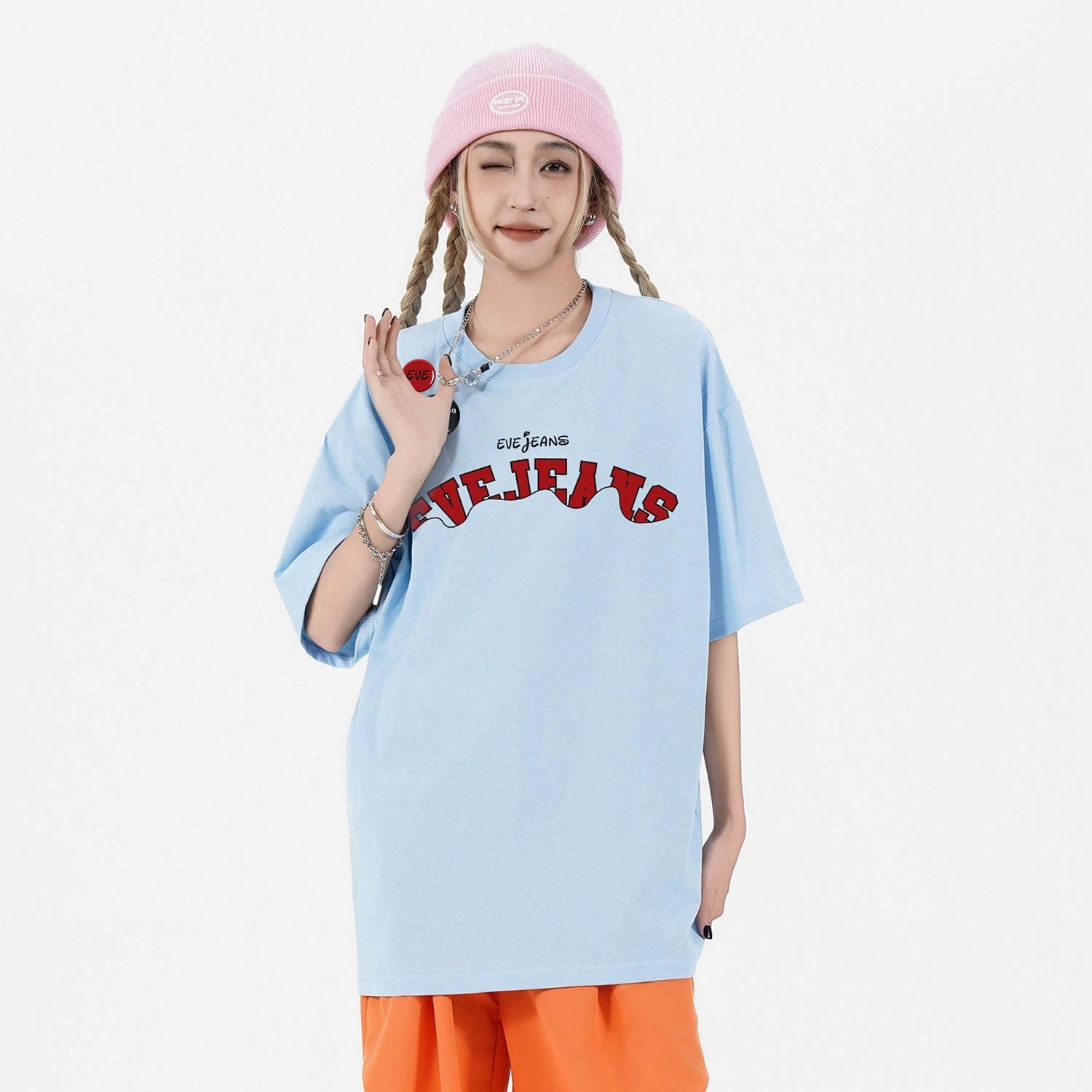 EVE Jeans LOGOoversizeT