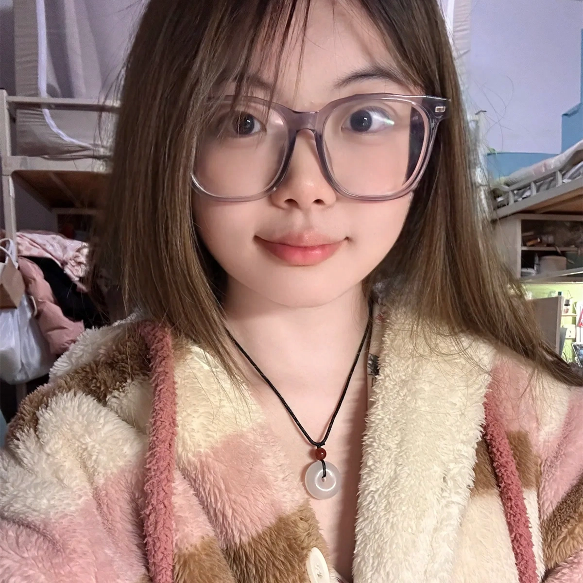 百年传琪 平安扣 冰种 挂件玉佩 算盘珠 玉髓 吊坠 女款