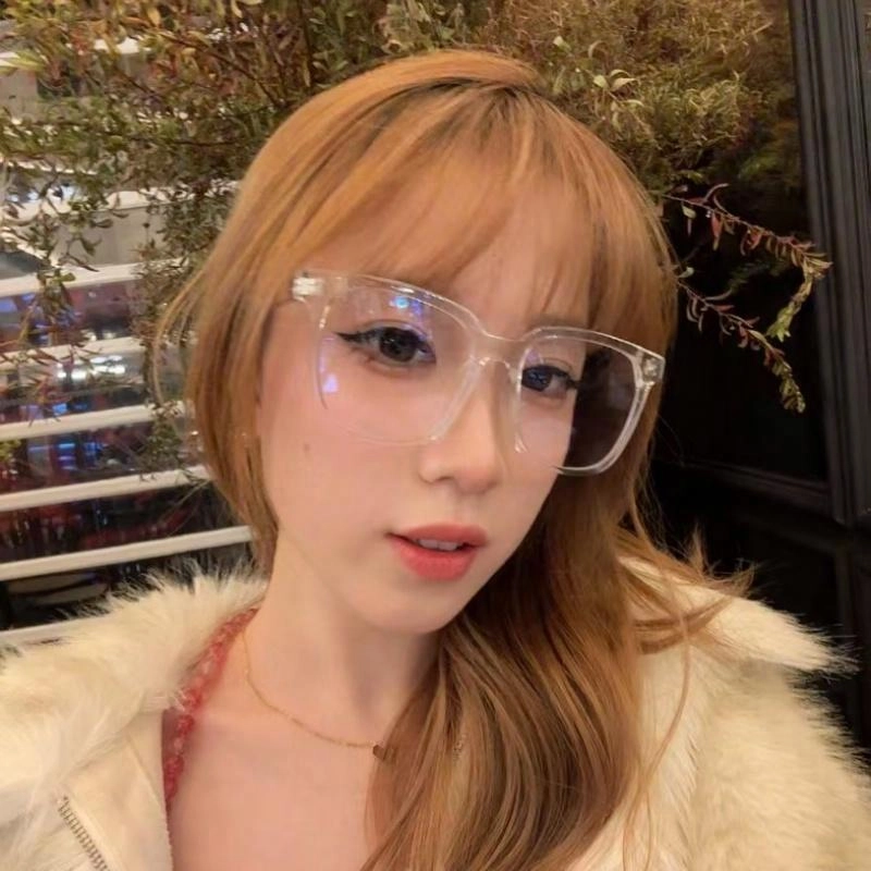 【联系客服可配度数】 佐川 一镜多用磁吸夹片款 防蓝光眼镜大框 素颜神器  可配近视散光 方形 功能性眼镜 男女同款情侣款