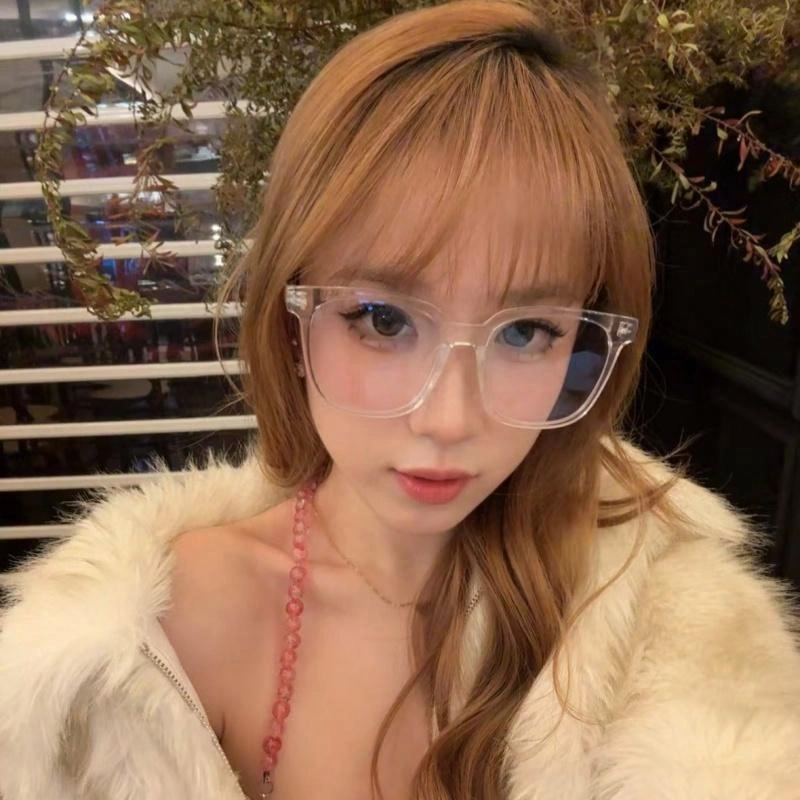 【联系客服可配度数】 佐川 一镜多用磁吸夹片款 防蓝光眼镜大框 素颜神器  可配近视散光 方形 功能性眼镜 男女同款情侣款