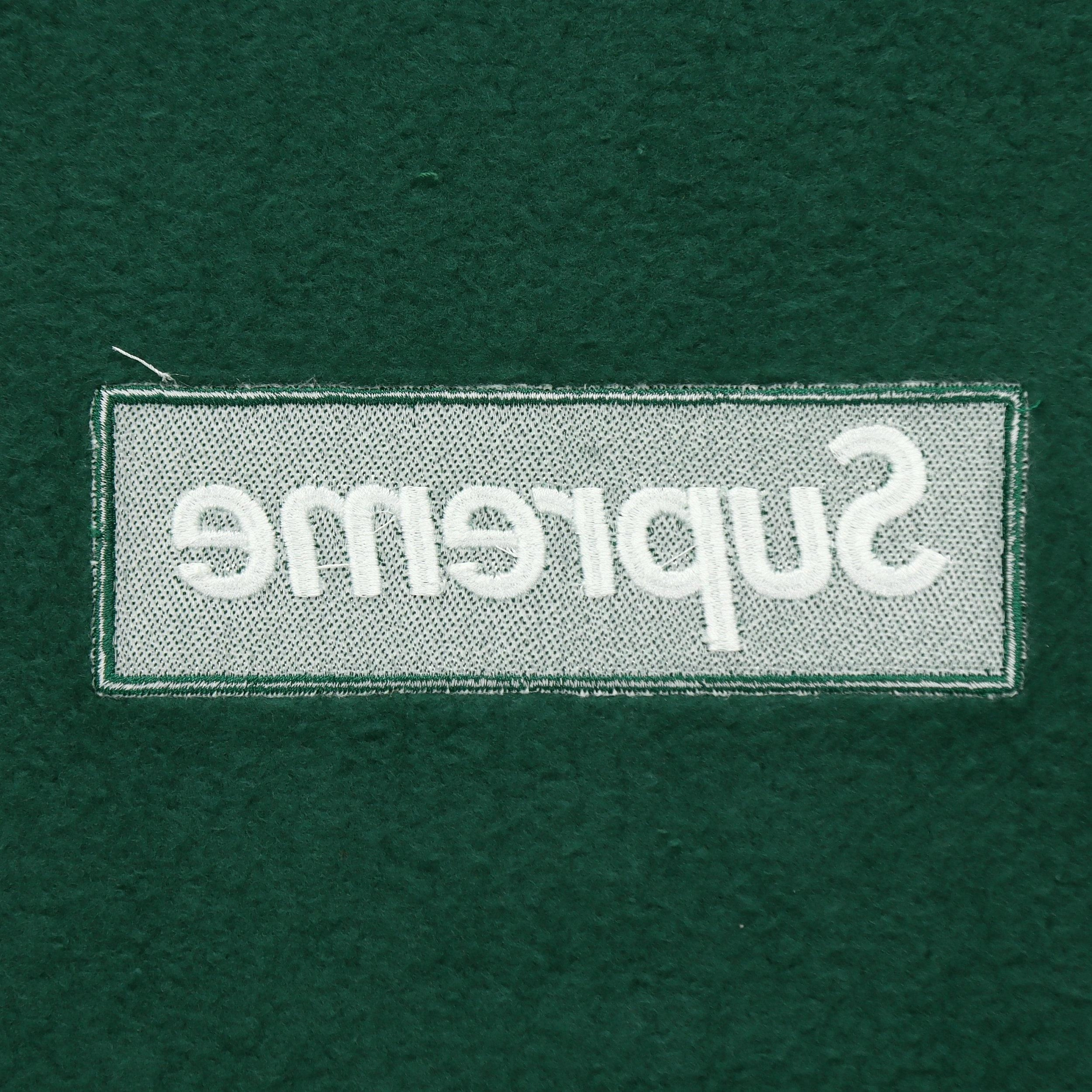 Supreme FW18 Box Logo Crewneck Dark Green