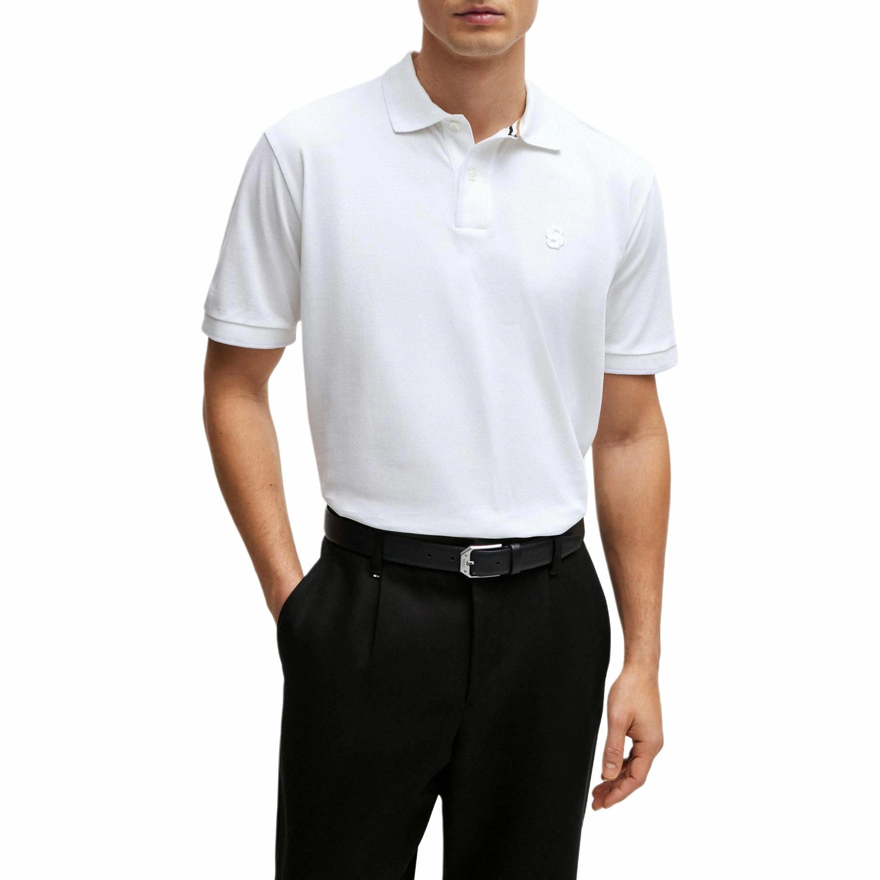 HUGO BOSS Mercerised-Cotton Polo Shirt PoloPolo