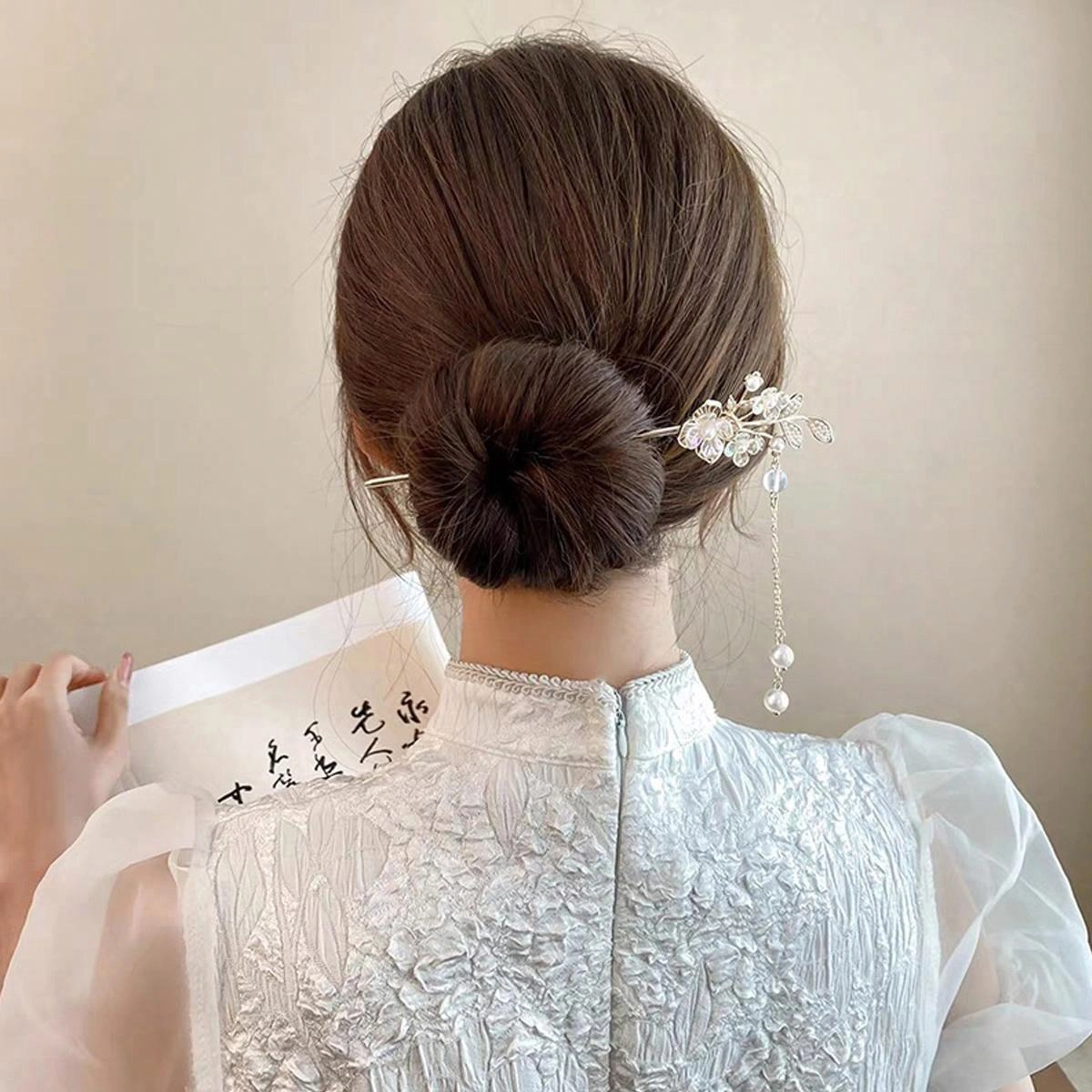 贯古今 铃兰花古风步摇高级感古典 汉服簪子 合金 发簪 女款