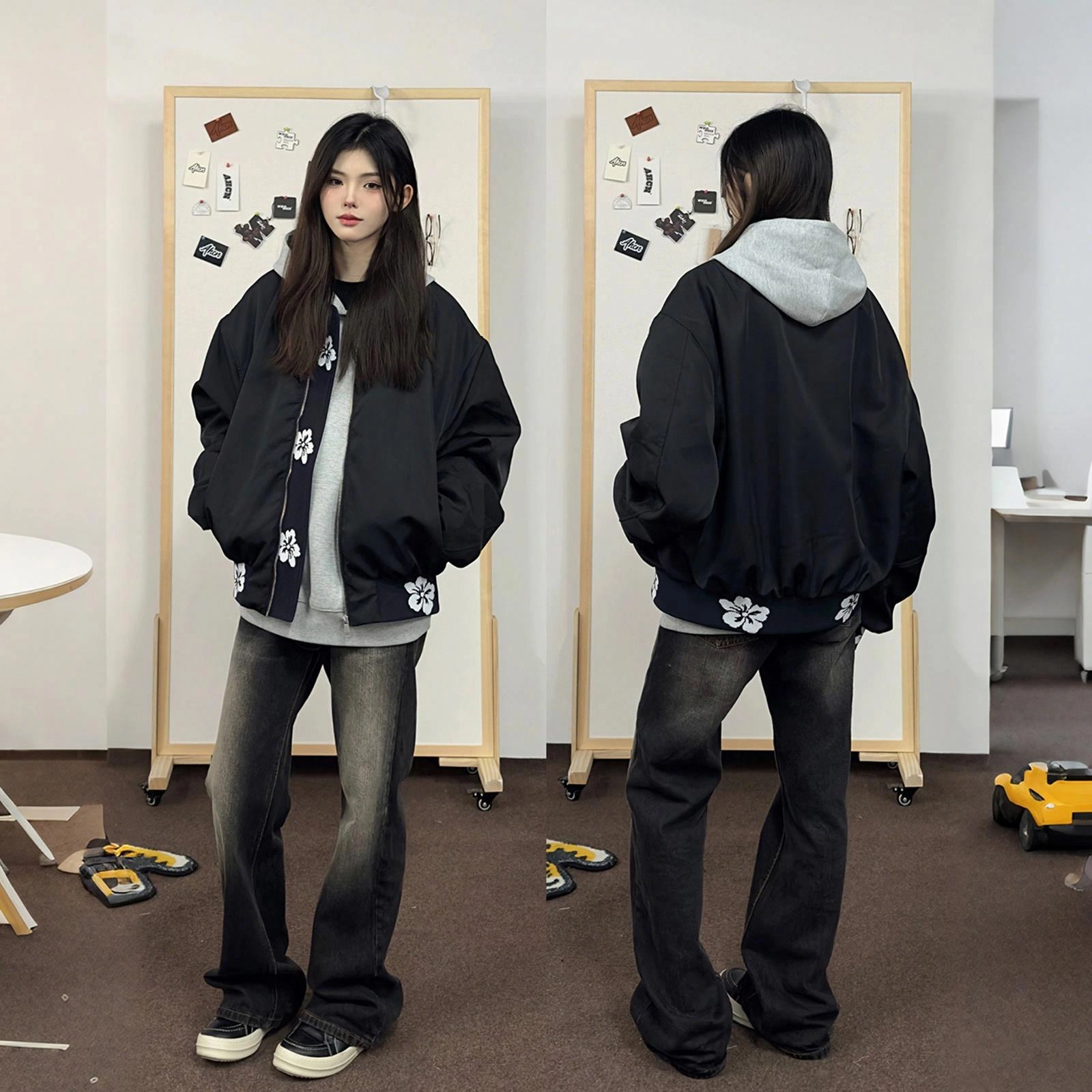 NEVER RULE cleanfitbomber
