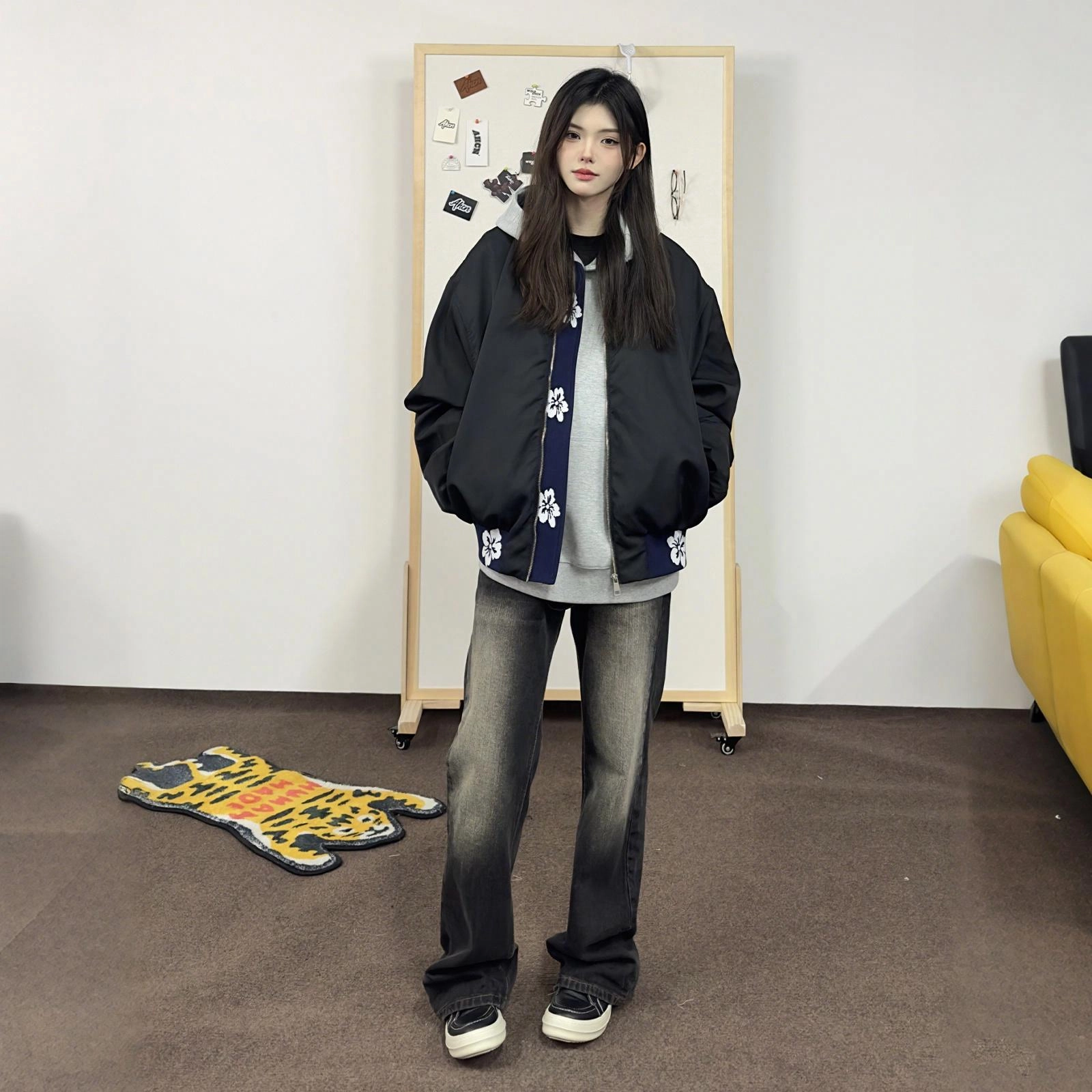 NEVER RULE cleanfitbomber