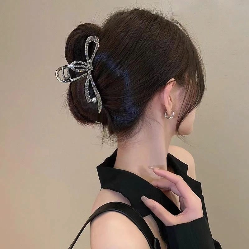 贯古今 气质鲨鱼夹 后脑勺盘发头饰 合金 发夹 女款